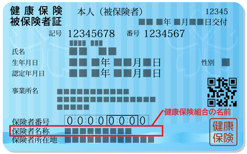 健康保険証サンプル